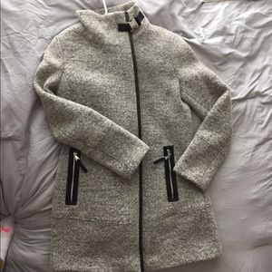 Calvin Klein asymmetric wool coat